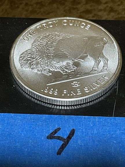 1 Oz Silver Buffalo Round