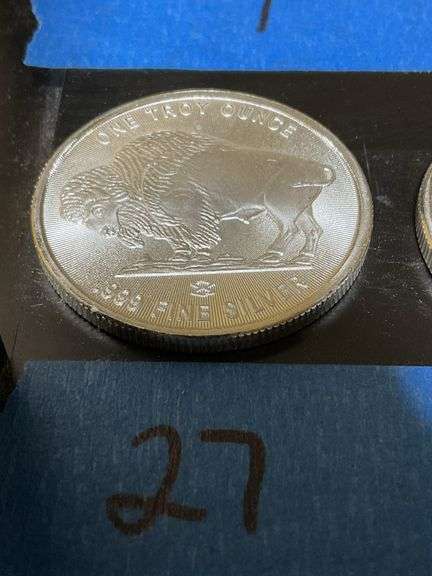 1 Oz Silver Buffalo Round