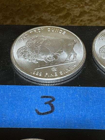 1 Oz Silver Buffalo Round