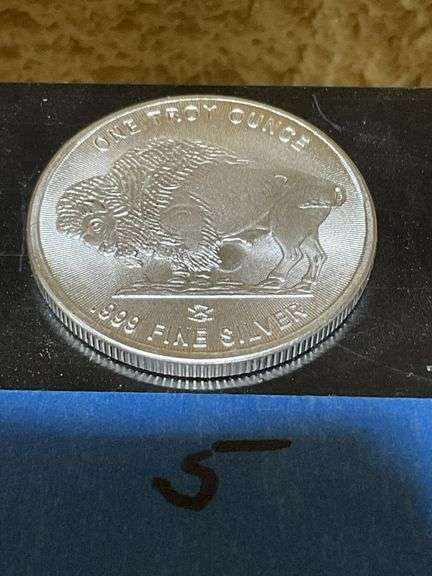 1 Oz Silver Buffalo Round