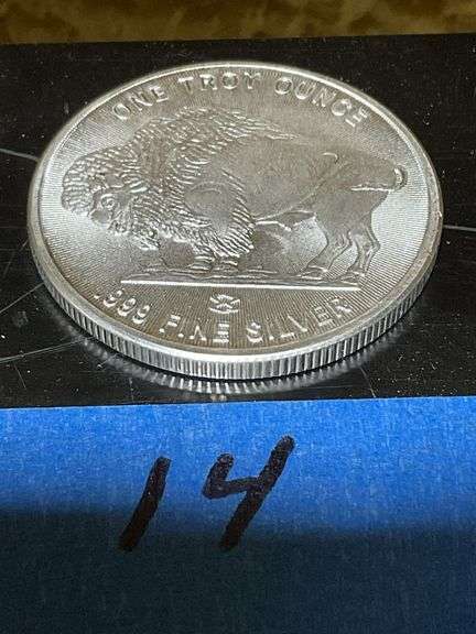 1 Oz Silver Buffalo Round