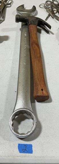 Large 1 5/8” Proto Wrench, Hammer