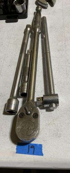 Snap-On Ratchet, Breaker Bar, Extensions