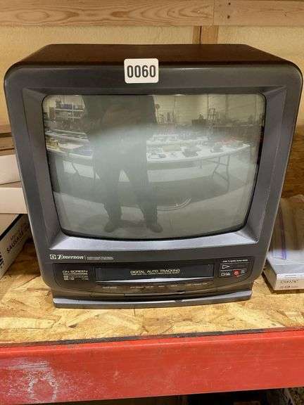 TV and VHS Player