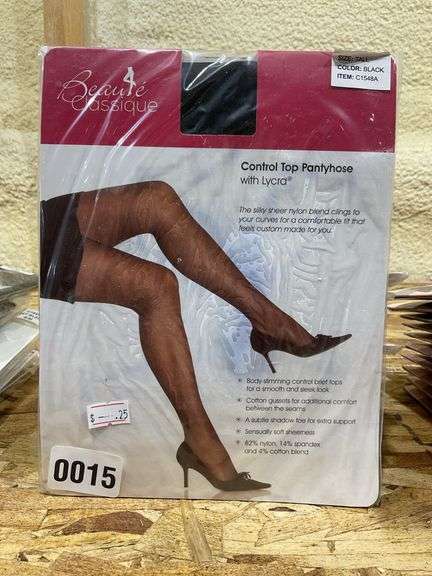 10 New Pantyhose, Tall, Black color
