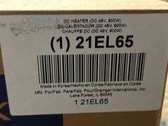 Airrex 4-1/2" x 8-11/16" x 10-11/16" 40A 900W 48V DC Auxiliary Heater - 21EL65 - MSRP $839