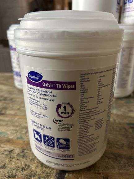 (7) Diversey Oxivir TB Wipes PK160 - 4599516 - MSRP 7 @ $158.99 each ...