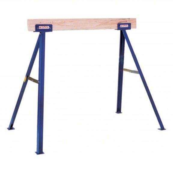 (2) 6"Overall Wd Fixed Ht Steel Adjustable Folding Sawhorse PK4 - 8PXG9 - MSRP 2 @ $116.79 each