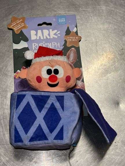 (3) Bark Box Rudolf The Red Nose Reindeer Dog Toy - 65566 - MSRP 3 ...