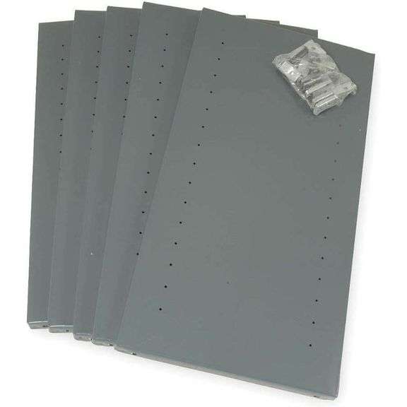 Edsal Shelves 12" x 48" Gray PK5 - UCS5050 - MSRP $57.03