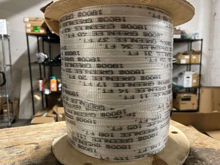 Greenlee Cable Pulling Tape 3,000 Ft Rope Lg 1,800 lb Max - 4436 - MSRP $690.54