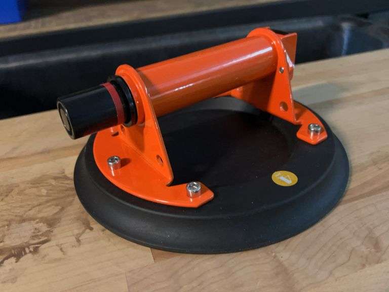 (2) Vevor 279 kg Capacity 8" Glass Vacuum Suction Cup with Steel Handle ...