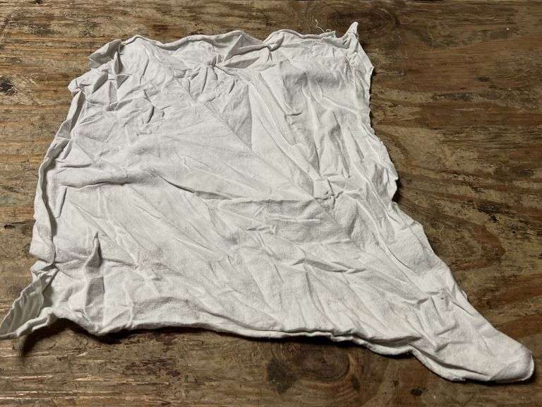 Reclaimed 25 lb Wt White Flannel Cloth Rag - 346-25 - MSRP $103.10 ...