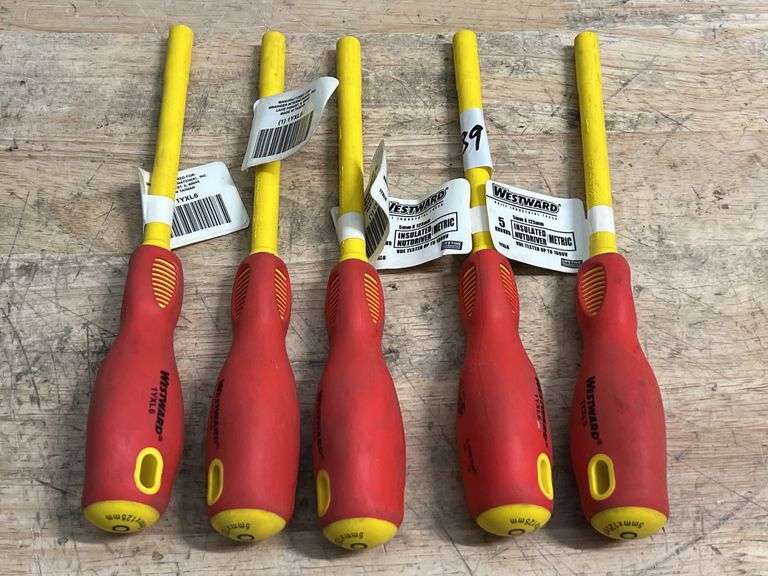 ようちん♩ 5) Westward 5mm x 125mm Hollow Round Insulated Nutdriver
