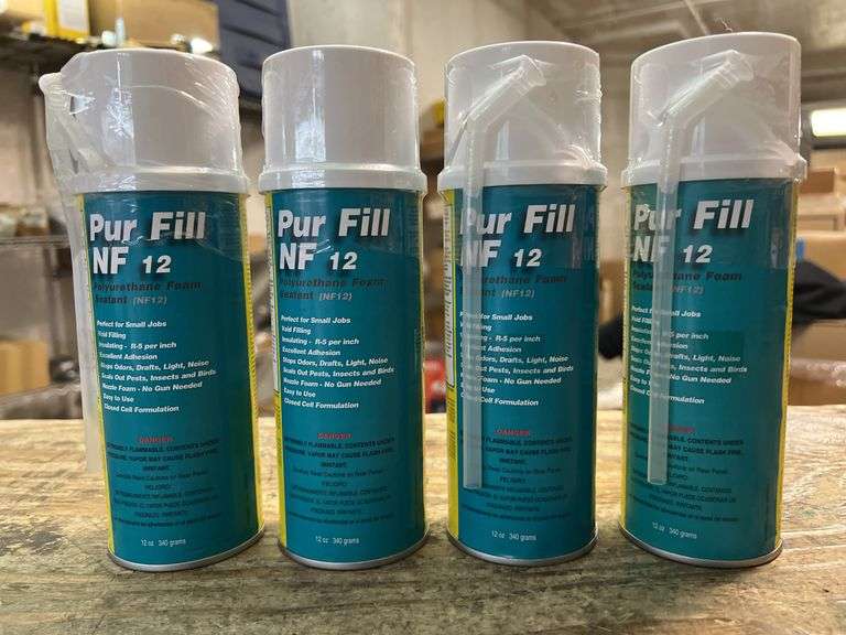 Polyurethane Fill (4) Todol Pur Fill NF 12 12 Oz Polyurethane Foam Sealant - 630680111064 ...