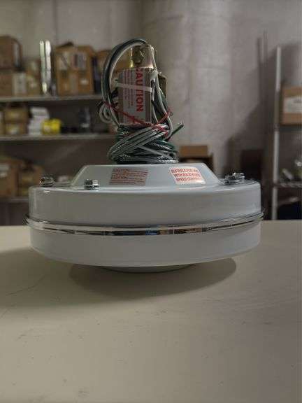 Marley 5 Ft Blade Dia 120VAC 6,090 Cfm White Industrial Ceiling Fan - 60001HP - MSRP $430.00