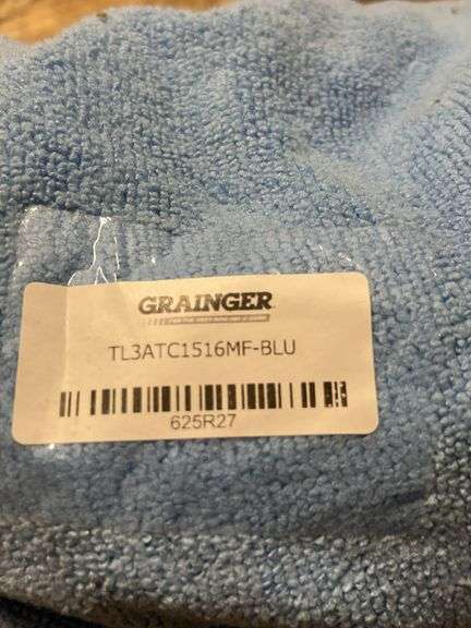 (3) Terrycraft Blue Cleaning Microfiber Towel PK12 - 625R27 - MSRP 3 @ $58.05 each