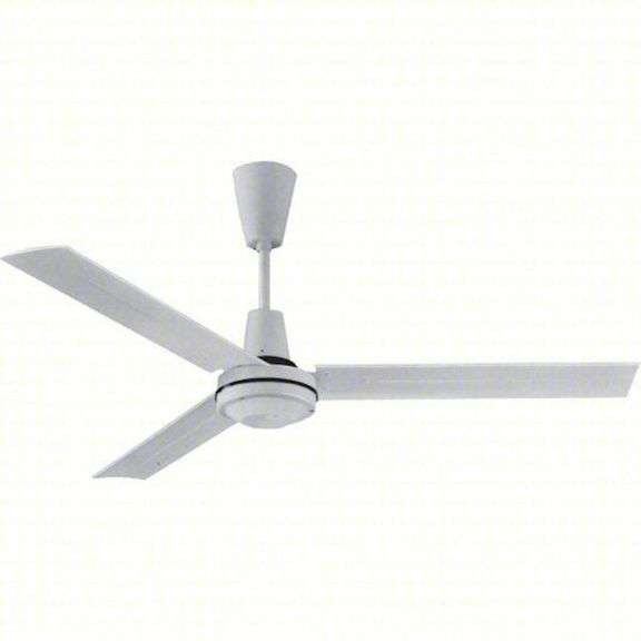 Marley 5 Ft Blade Dia 120VAC 6,090 Cfm White Industrial Ceiling Fan - 60001HP - MSRP $430.00