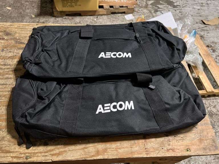 (2) Quality Resource Group Black Duffel Bag - 42YU94 - MSRP 2 @ $33.50 each