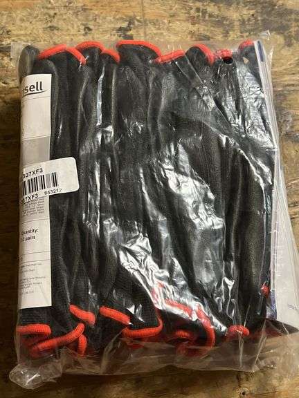 Edge Size 7 Black/Red Polyurethane Coating Safety Gloves PK84 - 48126070 - MSRP $61.32