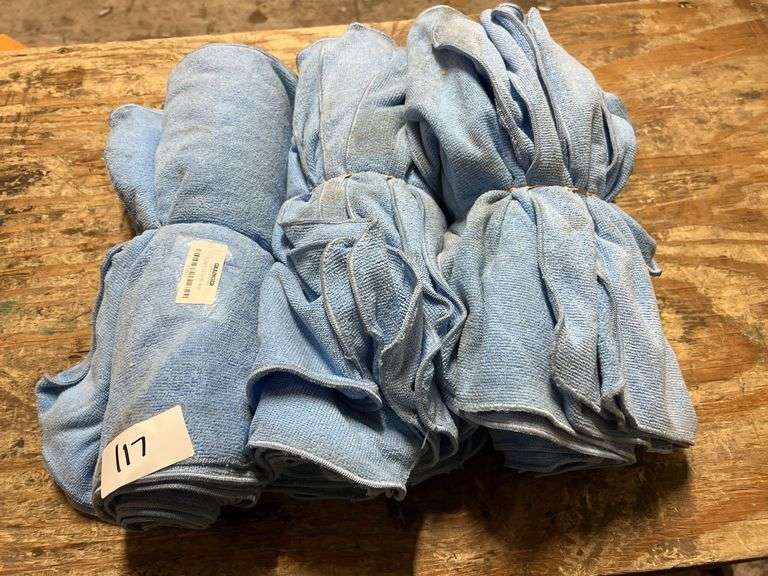 (3) Terrycraft Blue Cleaning Microfiber Towel PK12 - 625R27 - MSRP 3 @ $58.05 each