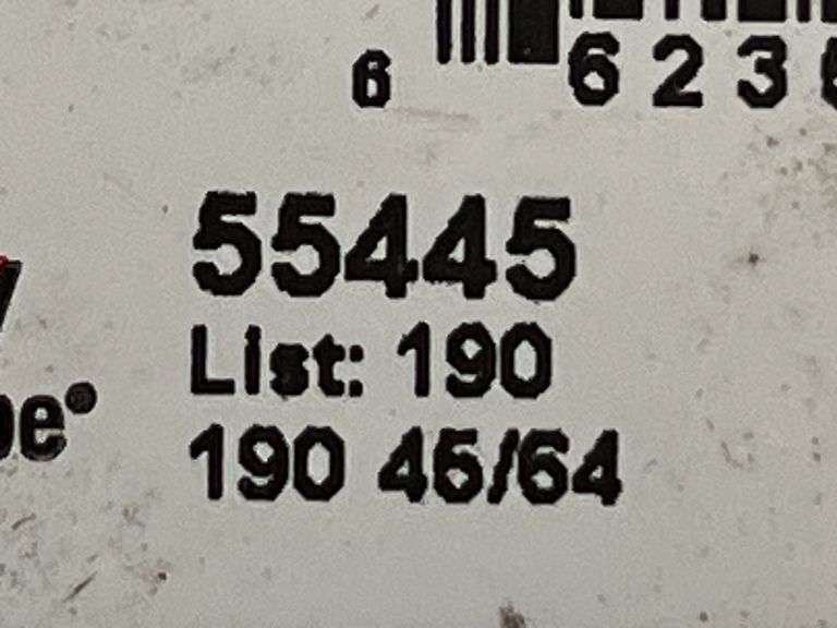 Chicago Latrobe 6"OAL 118D Black Oxide Reduced Shank Drill Bit - 1P310 - MSRP $48.30