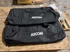(2) Quality Resource Group Black Duffel Bag - 42YU94 - MSRP 2 @ $33.50 each