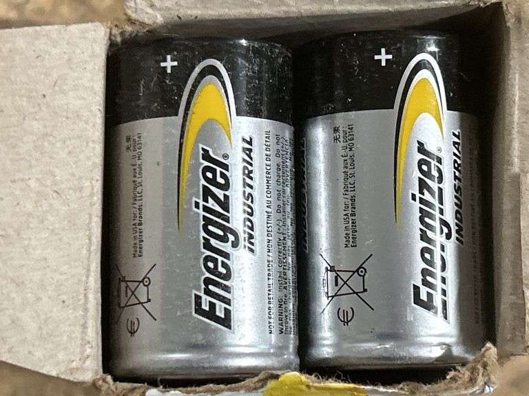 Energizer 1.5V Industrial Alkaline Battery PK12 - D12 - MSRP $22.90
