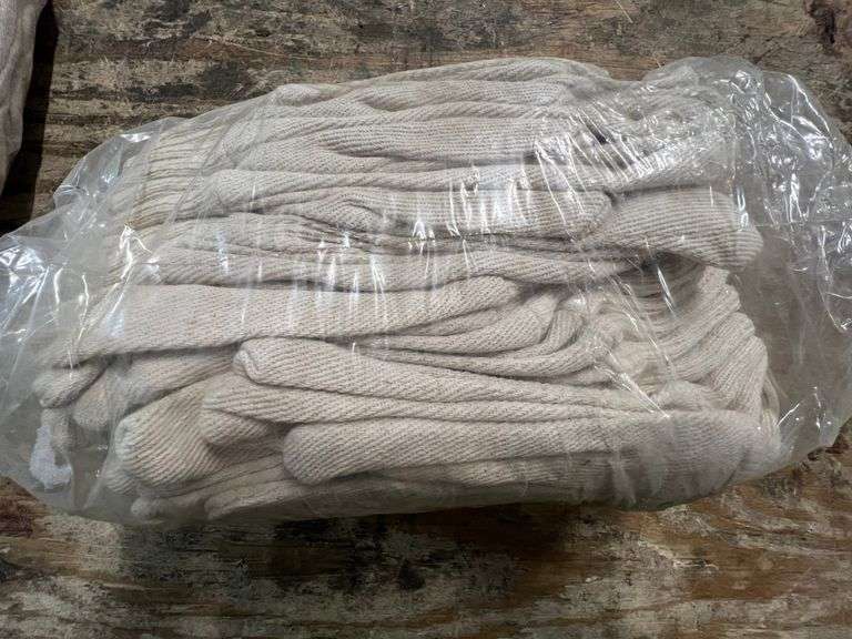 (4) Condor Size 7 White Cotton Uncoated Knit Gloves PK12 - 2UUH1 - MSRP 4 @ $23.04 each