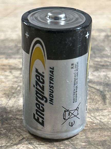 Energizer 1.5V Industrial Alkaline Battery PK12 - D12 - MSRP $22.90