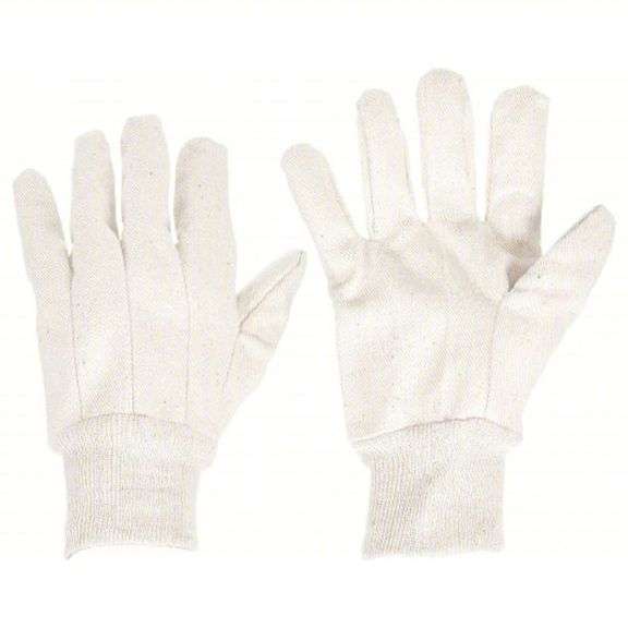 (4) Condor Size 7 White Cotton Uncoated Knit Gloves PK12 - 2UUH1 - MSRP 4 @ $23.04 each