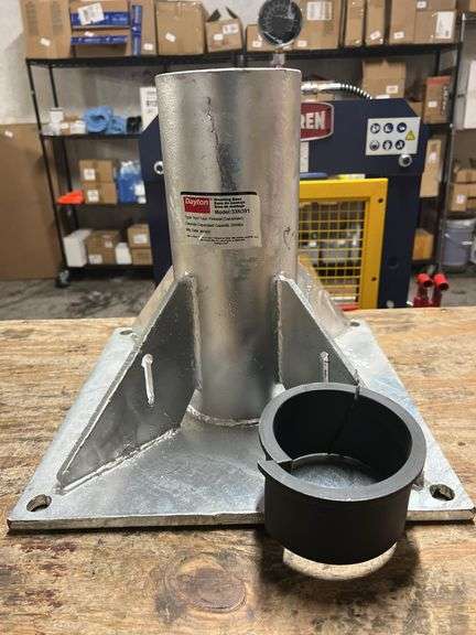 Dayton 2,000 lbs Load Capacity Welded Steel Pedestal Mounting Base - 33N391 - MSRP $753.24