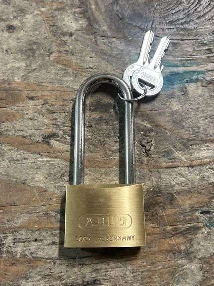 (2) Battalion GR4 Key Hardened Steel Padlock - 48JR12 - MSRP 2 @ $15.31 each