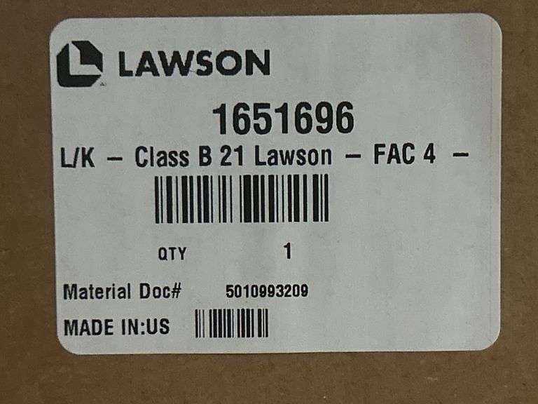 (2) Lawson L/K Class B 21 Lawson FAC 4 Refill Kit - 1651696