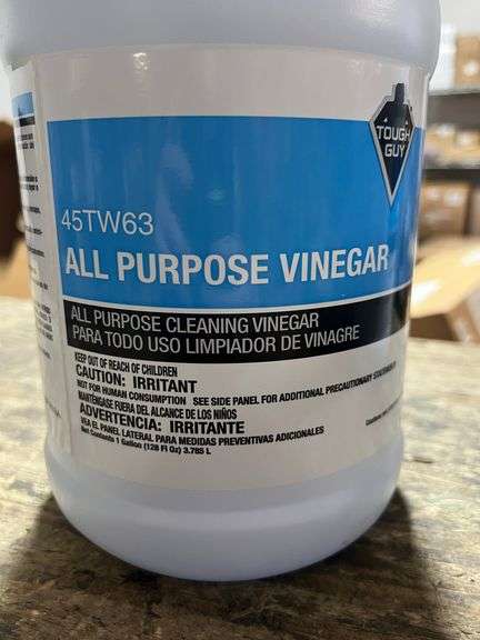 (3) Tough Guy 1 gal Cleaning Vinegar - 45TW63 - MSRP $14.69