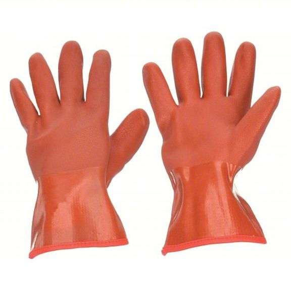 (2) Condor XL Red Brown 12" Lg Chemical Resistant Gloves PK6 - 22KA69 - MSRP 2 @ $83.04 ea