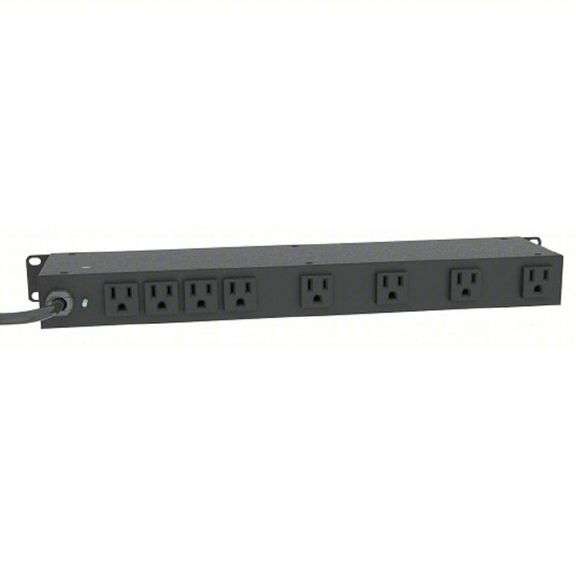(2) Power First 15' Cord 15A 8-Outlets Power Distribution Unit - 1BP99 - MSRP 2 @ $77.76 each