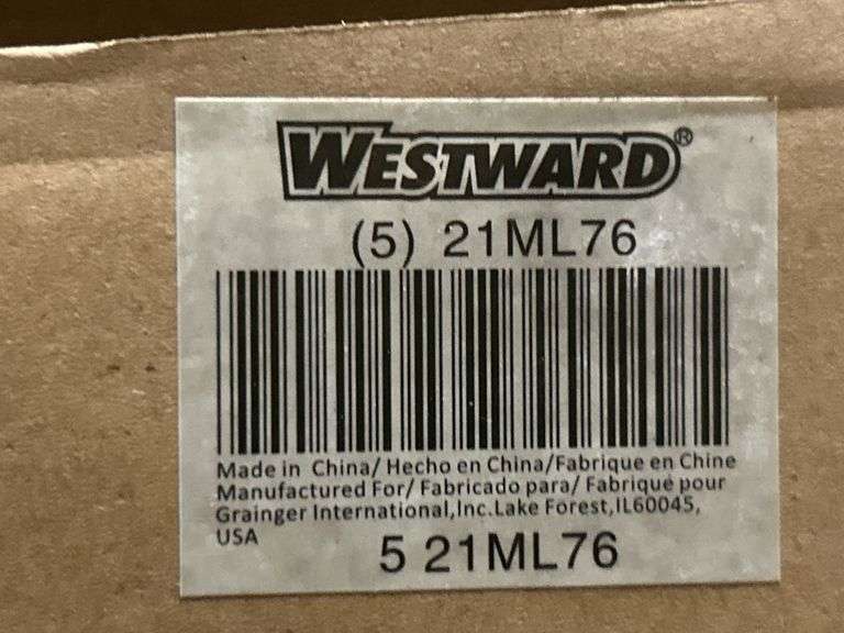 (5) Westward 12" x 5/32" x 1" 30 Grit Abrasive Cut-Off Wheel PK5 - 21ML76 - MSRP 5 @ $64.97 ea