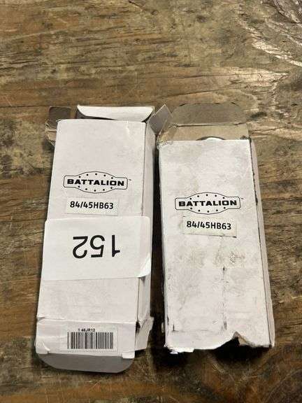 (2) Battalion GR4 Key Hardened Steel Padlock - 48JR12 - MSRP 2 @ $15.31 each
