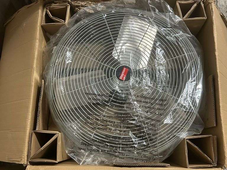 Dayton 24" Blade Dia 2 Speeds 115V AC Std-Duty Industrial Fan - 1VCF3D - MSRP $419.34