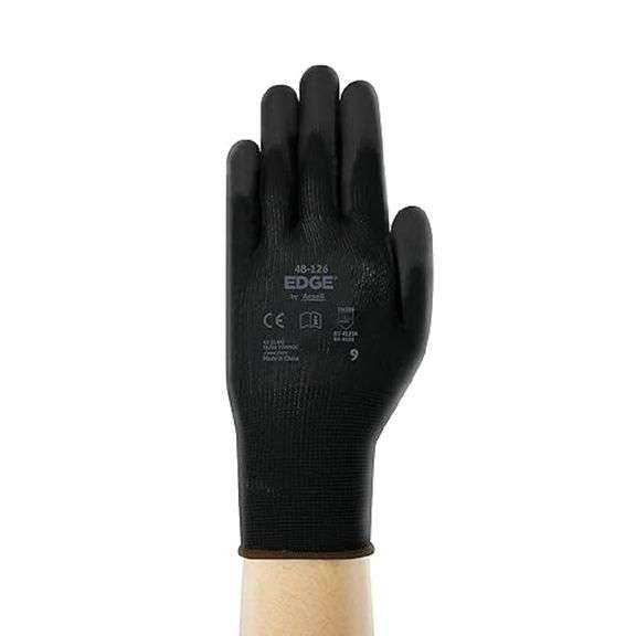 Edge Size 7 Black/Red Polyurethane Coating Safety Gloves PK84 - 48126070 - MSRP $61.32