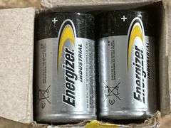Energizer 1.5V Industrial Alkaline Battery PK12 - D12 - MSRP $22.90