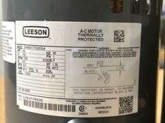 Leeson Single Speed 1/4 HP 1725 RPM 115 V AC Belt Drive Motor - 048S17D2054 - MSRP $258.06