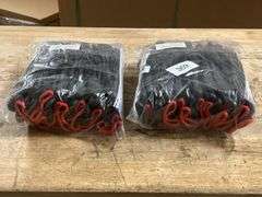 (2) Edge Size 7 Black/Red Polyurethane Coating Safety Gloves PK12 - 337XF3 - MSRP 2 @ $8.76 ea