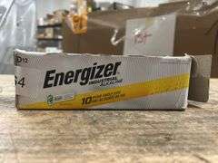 Energizer 1.5V Industrial Alkaline Battery PK12 - D12 - MSRP $22.90