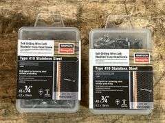 (2) Simpson Strong-Tie #8 Modified Truss-Head Screw PK100 - F08T075KDC - MSRP 2 @ $19.05 ea