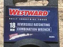 (4) Westward 18mm x 11-3/8" OAL Std Metric Combination Wrench - 4NZN5 - MSRP 4 @ $45.02 each