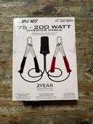 (2) Westward 1' Cable Lg 14 AWG  Inverter Cable - 1YAY2 - MSRP 2 @ $11.93 each