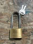 (2) Battalion GR4 Key Hardened Steel Padlock - 48JR12 - MSRP 2 @ $15.31 each