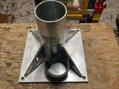 Dayton 2,000 lbs Load Capacity Welded Steel Pedestal Mounting Base - 33N391 - MSRP $753.24
